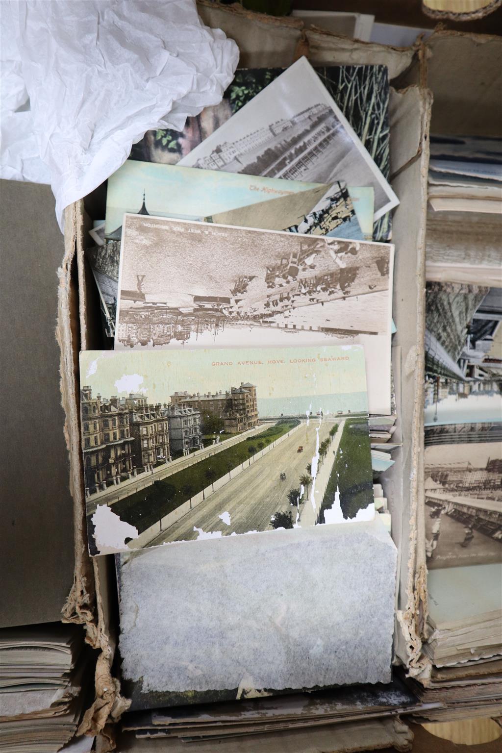 A collection of postcards, Brighton topographical